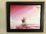 Sailboat Series XIII Ver. II #1 2003 20x24 Original Painting by Peter Max - 1 Sailboat Series XIII Ver. II #1 2003 20x24 Original Painting by Peter Max - 1