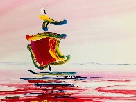 Sailboat Series XIII Ver. II #1 2003 20x24 Original Painting by Peter Max - 2 Sailboat Series XIII Ver. II #1 2003 20x24 Original Painting by Peter Max - 2