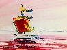 Sailboat Series XIII Ver. II #1 2003 20x24 Original Painting by Peter Max - 2