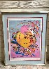 Heart Orange 1999 Limited Edition Print by Peter Max - 1