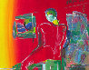 Degas Man 1986 36x48 - Huge Original Painting by Peter Max - 0