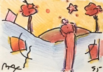 Untitled 1995 15x16 Works on Paper (not prints) - Peter Max Untitled 1995 15x16 Works on Paper (not prints) - Peter Max