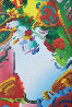 Blushing Beauty 14x20 Original Painting by Peter Max - 0 Blushing Beauty 14x20 Original Painting by Peter Max - 0