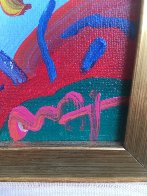 Blushing Beauty 14x20 Original Painting by Peter Max - 2 Blushing Beauty 14x20 Original Painting by Peter Max - 2