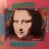 Mona Lisa Collage 2  Unique 20x18 Works on Paper (not prints) by Peter Max - 0