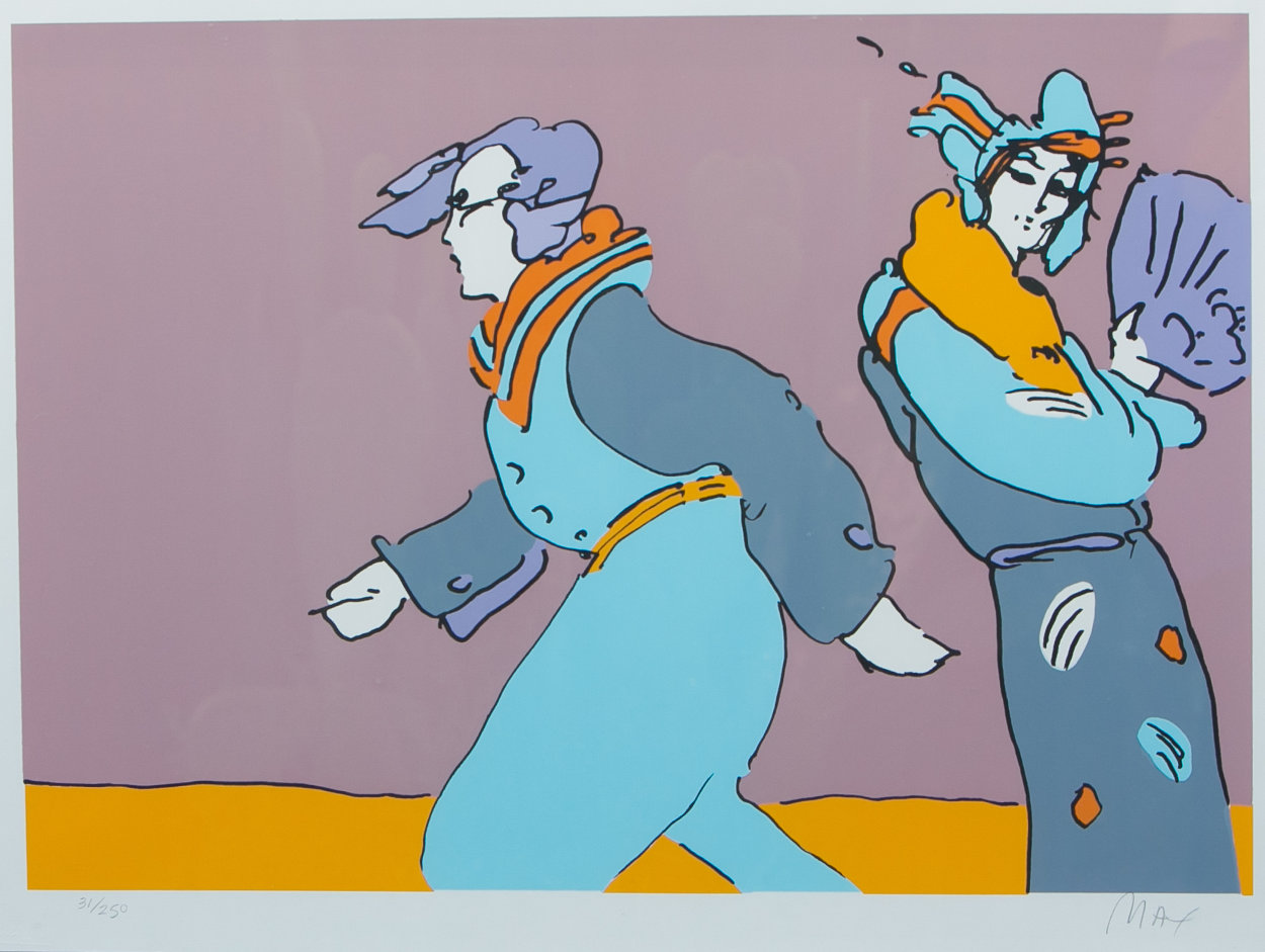 a Long Time Ago 1978 (vintage) Limited Edition Print by Peter Max a Long Time Ago 1978 (vintage) Limited Edition Print by Peter Max