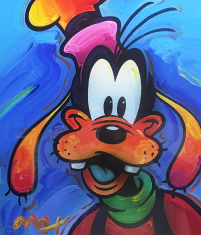 Goofy 2003 Unique 35x32 Works on Paper (not prints) - Peter Max