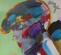 Palm Beach Lady Unique 2006 50x38 Huge Works on Paper (not prints) by Peter Max - 4 Palm Beach Lady Unique 2006 50x38 Huge Works on Paper (not prints) by Peter Max - 4