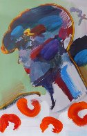Palm Beach Lady Unique 2006 50x38 Huge Works on Paper (not prints) by Peter Max - 1 Palm Beach Lady Unique 2006 50x38 Huge Works on Paper (not prints) by Peter Max - 1