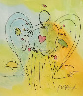 Angel Unique 2000 30x25 Works on Paper (not prints) by Peter Max - 0 Angel Unique 2000 30x25 Works on Paper (not prints) by Peter Max - 0