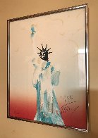 Statue of Liberty (Light Orange / Yellow) 1980 Limited Edition Print by Peter Max - 2 Statue of Liberty (Light Orange / Yellow) 1980 Limited Edition Print by Peter Max - 2