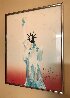 Statue of Liberty (Light Orange/Yellow) 1980 Limited Edition Print by Peter Max - 1