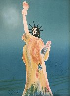 Statue of Liberty (Blue) 1980 Limited Edition Print by Peter Max - 1 Statue of Liberty (Blue) 1980 Limited Edition Print by Peter Max - 1