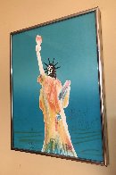 Statue of Liberty (Blue) 1980 Limited Edition Print by Peter Max - 2 Statue of Liberty (Blue) 1980 Limited Edition Print by Peter Max - 2