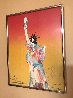 Statue of Liberty (Dark Orange And Dark Yellow) 1980 Limited Edition Print by Peter Max - 2