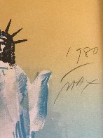 Statue of Liberty (Yellow And Light Blue) 1980 Limited Edition Print by Peter Max - 3 Statue of Liberty (Yellow And Light Blue) 1980 Limited Edition Print by Peter Max - 3