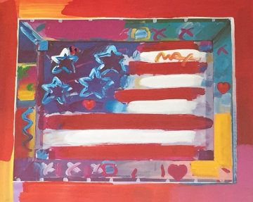 Millennium 2000 30x30 Works on Paper (not prints) - Peter Max Millennium 2000 30x30 Works on Paper (not prints) - Peter Max