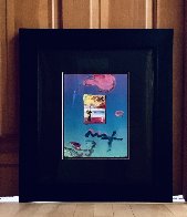 Sage With Profile 2010 23x20 Works on Paper (not prints) by Peter Max - 1 Sage With Profile 2010 23x20 Works on Paper (not prints) by Peter Max - 1