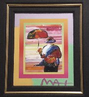 Umbrella Man on Blends Iconic Suite 2005 26x24 Works on Paper (not prints) by Peter Max - 3 Umbrella Man on Blends Iconic Suite 2005 26x24 Works on Paper (not prints) by Peter Max - 3
