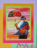 Umbrella Man on Blends Iconic Suite 2005 26x24 Works on Paper (not prints) by Peter Max - 6 Umbrella Man on Blends Iconic Suite 2005 26x24 Works on Paper (not prints) by Peter Max - 6