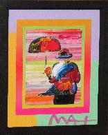 Umbrella Man on Blends Iconic Suite 2005 26x24 Works on Paper (not prints) by Peter Max - 4 Umbrella Man on Blends Iconic Suite 2005 26x24 Works on Paper (not prints) by Peter Max - 4