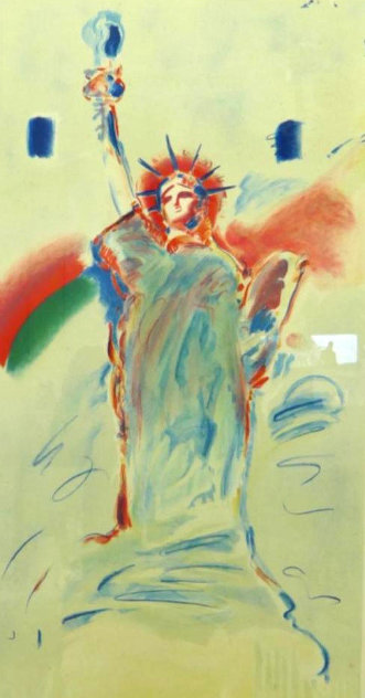 Statue of Liberty 1986 Limited Edition Print by Peter Max