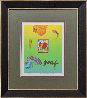 Heart Unique 22x20 Works on Paper (not prints) by Peter Max - 1 Heart Unique 22x20 Works on Paper (not prints) by Peter Max - 1