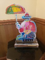 Original Umbrella Man Acrylic Sculpture 20 in Sculpture by Peter Max - 1 Original Umbrella Man Acrylic Sculpture 20 in Sculpture by Peter Max - 1