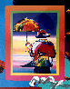 Umbrella Man Unique 2005 10x8 Works on Paper (not prints) by Peter Max - 5