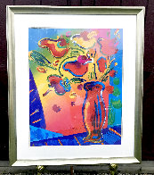 Vase of Flowers 2002 Limited Edition Print by Peter Max - 1 Vase of Flowers 2002 Limited Edition Print by Peter Max - 1