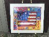 Flag With Heart II 2002 Limited Edition Print by Peter Max - 1