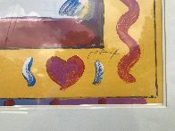 Flag With Heart II 2002 Limited Edition Print by Peter Max - 2 Flag With Heart II 2002 Limited Edition Print by Peter Max - 2