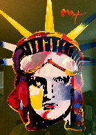 Liberty Head 45x35 Super Huge Works on Paper (not prints) by Peter Max - 0 Liberty Head 45x35 Super Huge Works on Paper (not prints) by Peter Max - 0