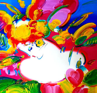 Flower Blossom Lady 2012 Limited Edition Print - Peter Max Flower Blossom Lady 2012 Limited Edition Print - Peter Max