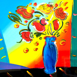 Vase of Flowers 2011 Limited Edition Print - Peter Max Vase of Flowers 2011 Limited Edition Print - Peter Max