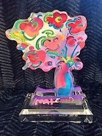 Vase of Flowers - Ver 11 Acrylic Sculpture 2016 Unique 12 in Sculpture by Peter Max - 4 Vase of Flowers - Ver 11 Acrylic Sculpture 2016 Unique 12 in Sculpture by Peter Max - 4
