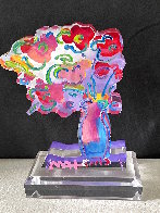 Vase of Flowers - Ver 11 Acrylic Sculpture 2016 Unique 12 in Sculpture by Peter Max - 2 Vase of Flowers - Ver 11 Acrylic Sculpture 2016 Unique 12 in Sculpture by Peter Max - 2