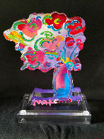 Vase of Flowers - Ver 11 Acrylic Sculpture 2016 Unique 12 in Sculpture by Peter Max - 1 Vase of Flowers - Ver 11 Acrylic Sculpture 2016 Unique 12 in Sculpture by Peter Max - 1