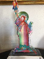 Statue of Liberty Ver III Acrylic Sculpture Unique 2016 15 in Sculpture by Peter Max - 1 Statue of Liberty Ver III Acrylic Sculpture Unique 2016 15 in Sculpture by Peter Max - 1