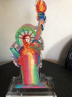 Statue of Liberty Ver III Acrylic Sculpture Unique 2016 15 in Sculpture by Peter Max - 2 Statue of Liberty Ver III Acrylic Sculpture Unique 2016 15 in Sculpture by Peter Max - 2