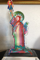 Statue of Liberty Ver III Acrylic Sculpture Unique 2016 15 in Sculpture by Peter Max - 6 Statue of Liberty Ver III Acrylic Sculpture Unique 2016 15 in Sculpture by Peter Max - 6