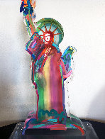 Statue of Liberty Ver III Acrylic Sculpture Unique 2016 15 in Sculpture by Peter Max - 0 Statue of Liberty Ver III Acrylic Sculpture Unique 2016 15 in Sculpture by Peter Max - 0