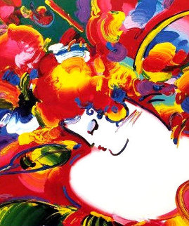 Flower Blossom Lady 1997 Limited Edition Print - Peter Max Flower Blossom Lady 1997 Limited Edition Print - Peter Max