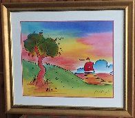 Quiet Lake III Limited Edition Print by Peter Max - 1 Quiet Lake III Limited Edition Print by Peter Max - 1