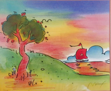 Quiet Lake III 2000 Limited Edition Print - Peter Max Quiet Lake III 2000 Limited Edition Print - Peter Max