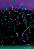 Midnight Profile 1988 Serigraph 40x28 by Peter Max - For Sale on Art ...