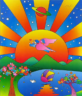 Universal Harmony 2007 Limited Edition Print - Peter Max Universal Harmony 2007 Limited Edition Print - Peter Max