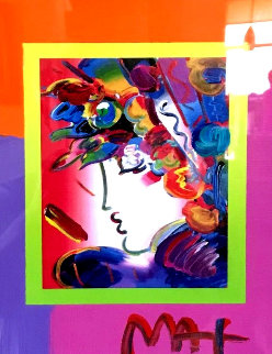 Blushing Beauty 2006 10x8 Works on Paper (not prints) - Peter Max Blushing Beauty 2006 10x8 Works on Paper (not prints) - Peter Max