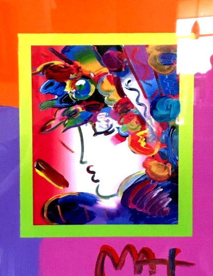 Blushing Beauty 2006 10x8 by Peter Max