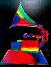 Grammy 1989 46x36 - Huge Original Painting by Peter Max - 2